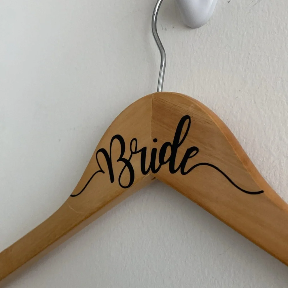 Bride hanger wood